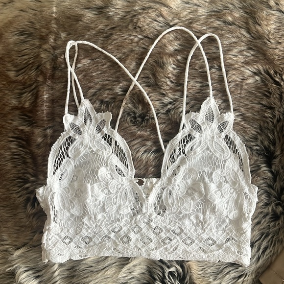 Free People White Lace Bralette - Picture 2 of 4
